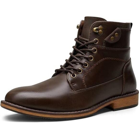 New Men\'s Waterproof Hiking Chukka Boot Durable Stylish Comfortable Coffee Brown